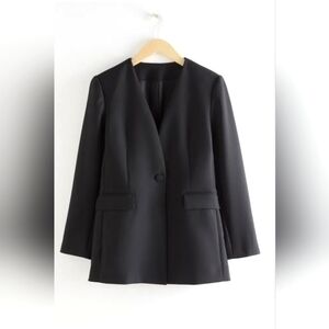 & Other Stories black hour glass blazer